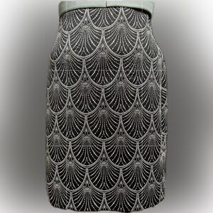 Elegant Black and White Women's Skirt